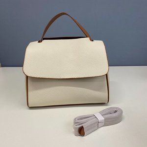 White women's shoulder bag handbag